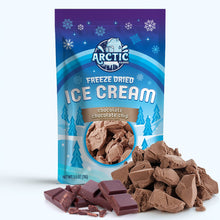 Load image into Gallery viewer, Freeze Dried Ice Cream That Does Not Melt (Bits) Chocolate Chocolate Chip