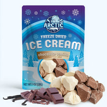 Load image into Gallery viewer, Freeze Dried Ice Cream That Does Not Melt (Bits) Chocolate Vanilla