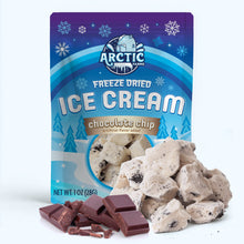 Load image into Gallery viewer, Freeze Dried Ice Cream That Does Not Melt (Bits) Chocolate Chip
