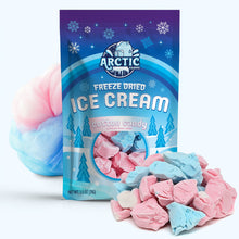 Load image into Gallery viewer, Freeze Dried Ice Cream That Does Not Melt (Bits) Cotton Candy Mix