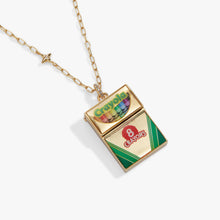 Load image into Gallery viewer, Crayola 'To Teach Is To Color A Life Forever' Crayon Box Locket