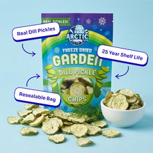 Load image into Gallery viewer, Freeze Dried Dill Pickle Chips (Less Salty)