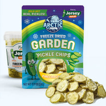 Load image into Gallery viewer, Freeze Dried Pickle Chips (Firecracker - Mild Hot) from Jersey Pickles