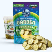 Load image into Gallery viewer, Freeze Dried Pickle Chips (Firecracker - Mild Hot) from Jersey Pickles