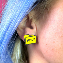 Load image into Gallery viewer, Definitely Not A Folder Full of Smut Earrings
