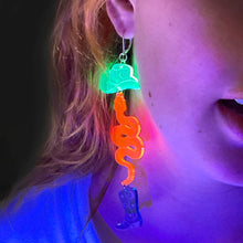Load image into Gallery viewer, Neon Cowboy Earrings