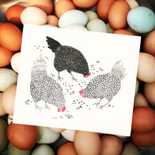 Load image into Gallery viewer, Happy Chickens Swedish Dishcloth