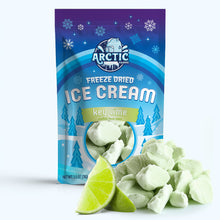 Load image into Gallery viewer, Freeze Dried Ice Cream That Does Not Melt (Bits) Key Lime