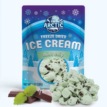 Load image into Gallery viewer, Freeze Dried Ice Cream That Does Not Melt (Bits) Mint Chip