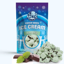 Load image into Gallery viewer, Freeze Dried Ice Cream That Does Not Melt (Bits) Mint Chip
