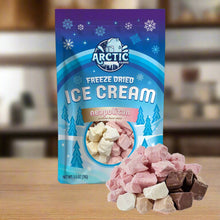 Load image into Gallery viewer, Freeze Dried Ice Cream That Does Not Melt (Bits) Neapolitan