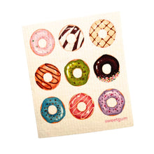 Load image into Gallery viewer, Nine Donuts Swedish dishcloth | Multi-color