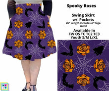 Load image into Gallery viewer, Spooky Roses Skirt by ML&amp;M