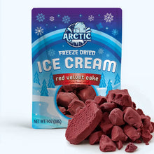Load image into Gallery viewer, Freeze Dried Ice Cream That Does Not Melt (Bits) Red Velvet Cake