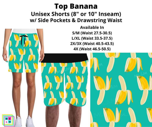 Top Banana Unisex Shorts by ML&M!