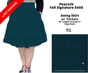 Peacock Swing Skirt