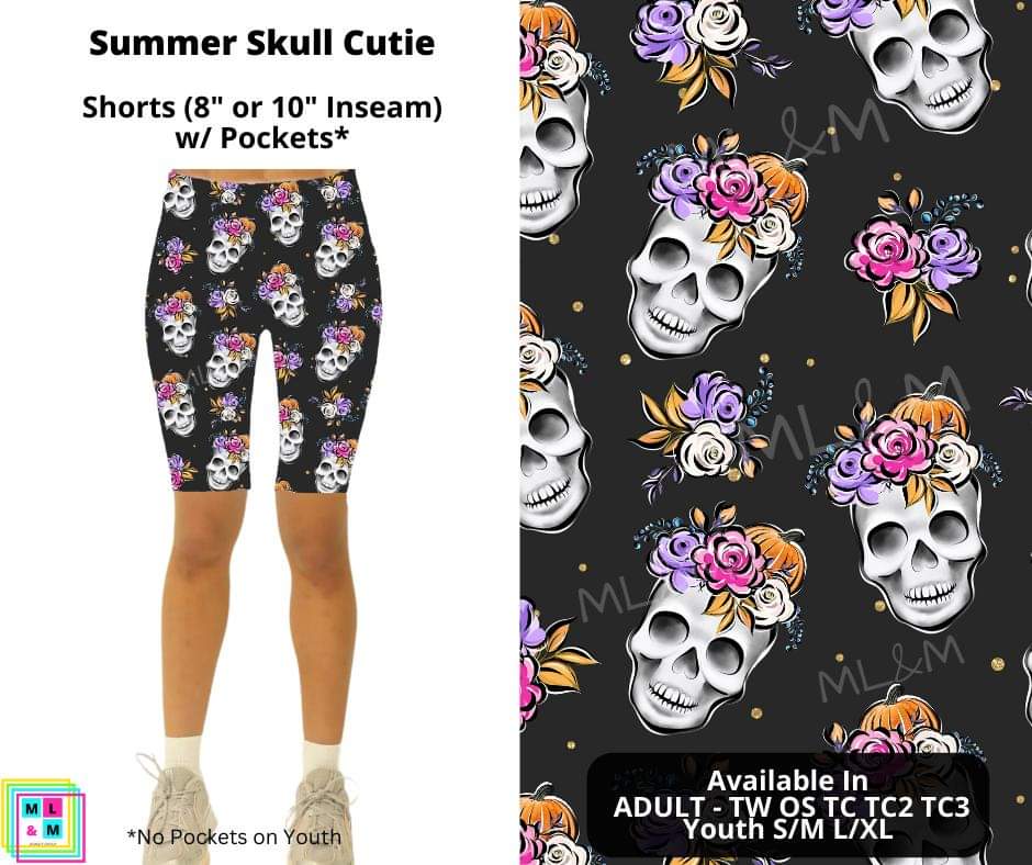 Summer Skull Cutie Shorts by ML&M