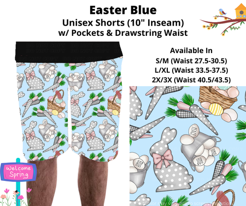 Preorder! Closes 1/27. ETA April. Easter Blue Unisex Shorts