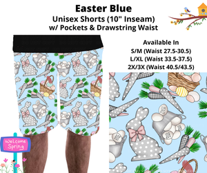 Preorder! Closes 1/27. ETA April. Easter Blue Unisex Shorts