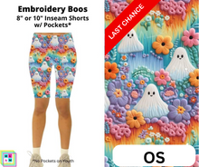 Load image into Gallery viewer, Embroidery Boos Shorts by ML&amp;M