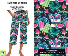 Load image into Gallery viewer, Summer Loading Capri Gauchos