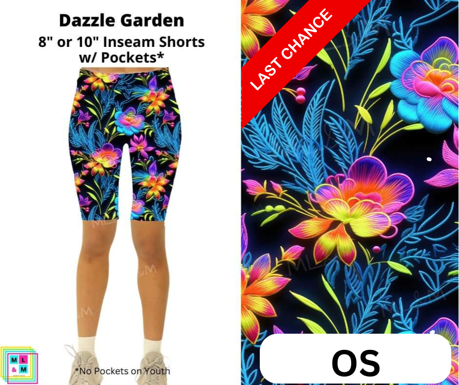 Dazzle Garden Shorts by ML&M