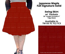 Load image into Gallery viewer, Japanese Maple Swing Skirt