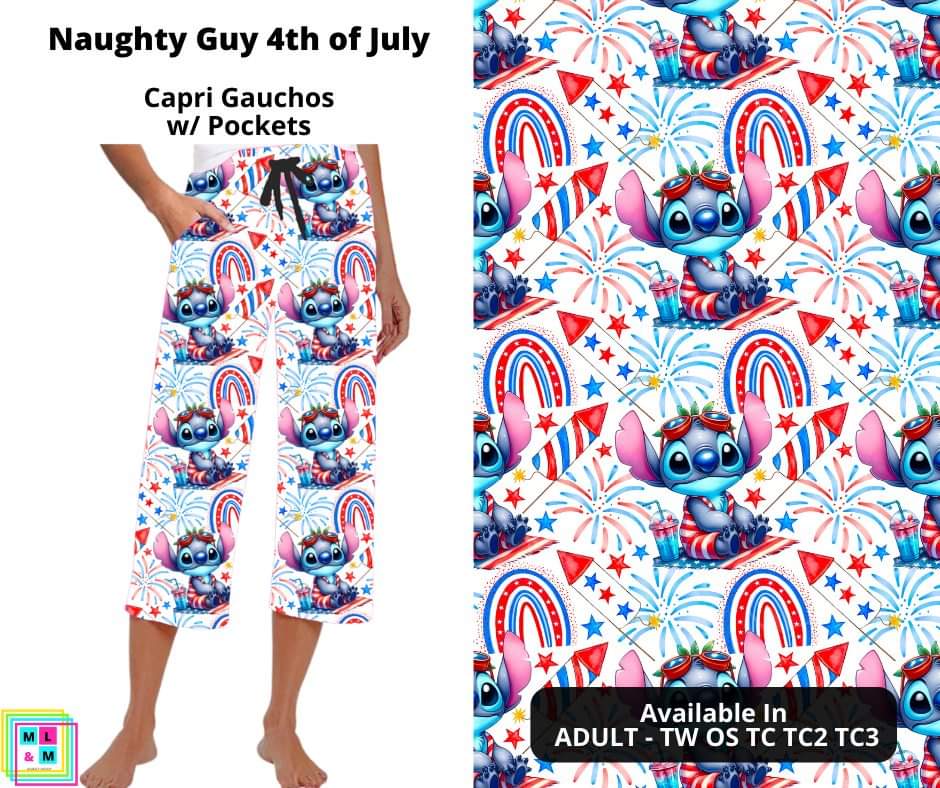 Naughty Guy Capri Gauchos by ML&M