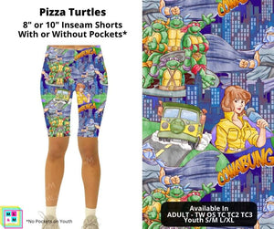 Pizza Turtles Shorts by ML&M