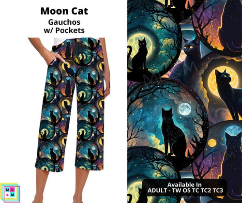 Moon Cat Capri Gauchos By ML&M