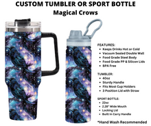 Load image into Gallery viewer, Magical Crows Custom Sport Bottle