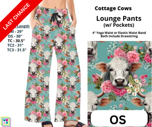 Cottage Cows Full Length Lounge Pants By ML&M