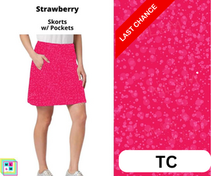 Strawberry Skort