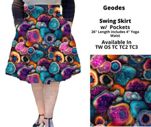 Load image into Gallery viewer, Geodes Swing Skirt