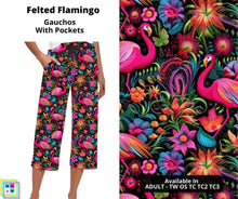 Load image into Gallery viewer, Felted Flamingo Capri Gauchos