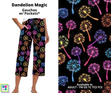 Load image into Gallery viewer, Dandelion Magic Capri Gauchos