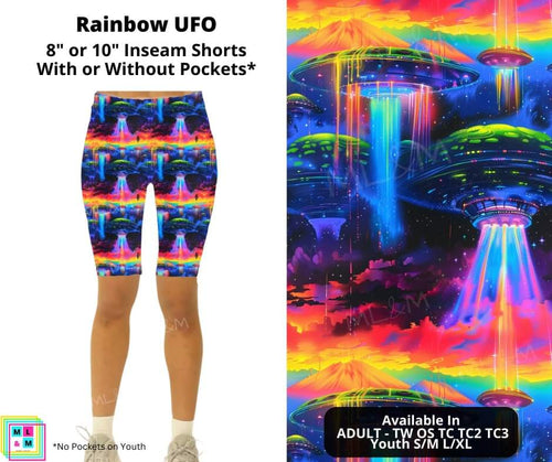 Rainbow UFO Shorts by ML&M