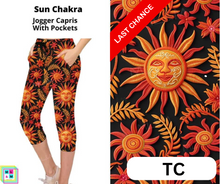 Load image into Gallery viewer, Sun Chakra Jogger Capri