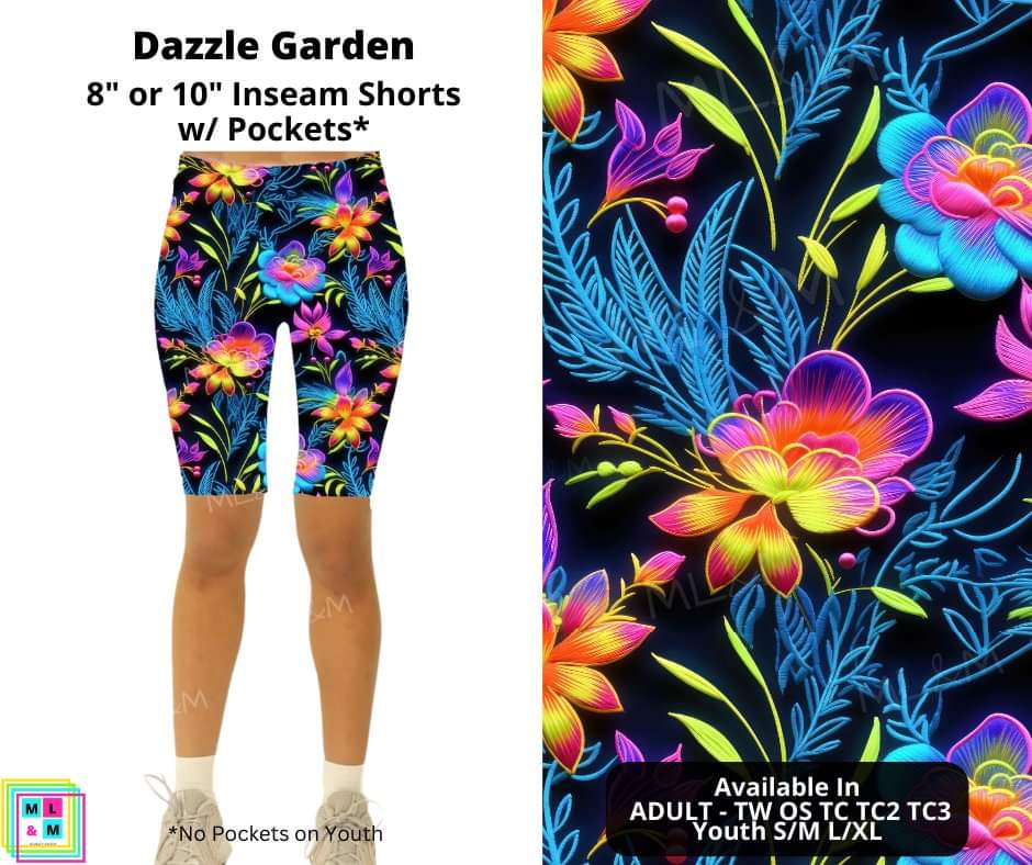 Dazzle Garden Shorts by ML&M