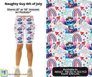 Naughty Guy 4th of July Shorts by ML&M