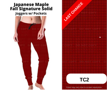 Load image into Gallery viewer, Japanese Maple Joggers