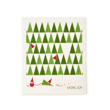 Load image into Gallery viewer, Stolen Christmas Tree Swedish Dishcloth | Elf on the Shelf