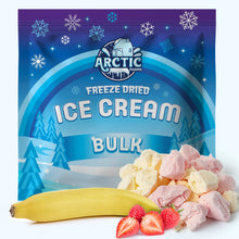 Load image into Gallery viewer, Freeze Dried Ice Cream That Does Not Melt (Bits) Strawberry Banana Mix