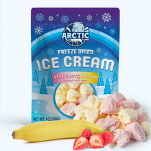Load image into Gallery viewer, Freeze Dried Ice Cream That Does Not Melt (Bits) Strawberry Banana Mix