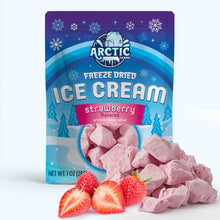 Load image into Gallery viewer, Freeze Dried Ice Cream That Does Not Melt (Bits) Strawberry