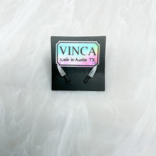 Load image into Gallery viewer, Teeny Tiny 1/2" Chef's Knife Earrings in Silver