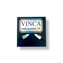 Load image into Gallery viewer, Teeny Tiny 1/2" Chef's Knife Earrings in Silver