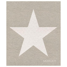 Load image into Gallery viewer, White Star Swedish Dishcloth |  Grey and white