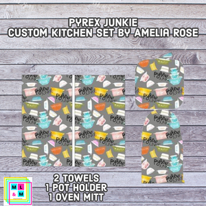 Pyrex Junkie Custom Kitchen Set by Amelia