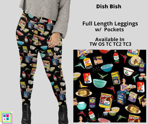 Dish Bish Full Length Leggings w/ Pockets by ML&M